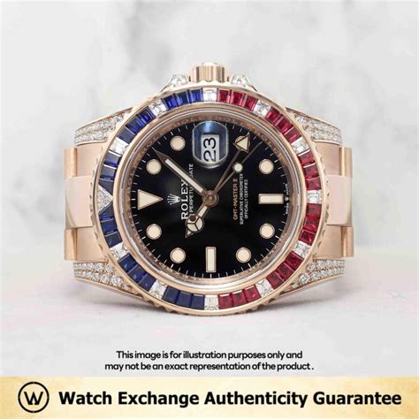 rolex saru rose gold|rolex gmt master ii watch exchange.